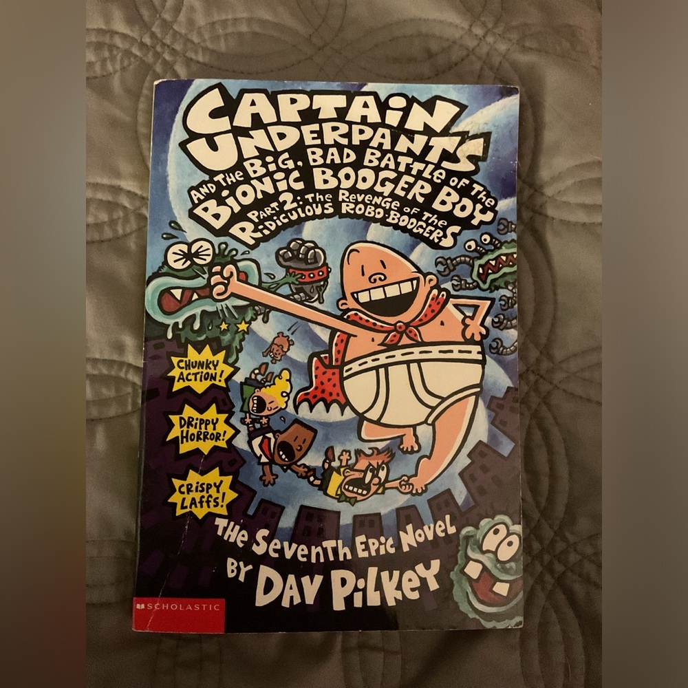 Captain Underpants The Seventh Epic Novel by Dav Pilkey